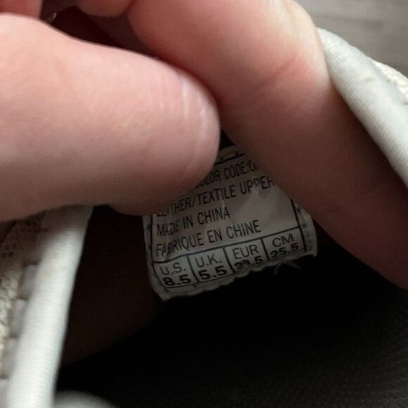 Vintage Y2K Skechers Slip On Lace Up Faux Suede Leather Cream Brown 8.5M 2000s - Picture 7 of 8